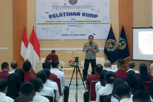 Kanwil Ditjenpas Maluku Gelar Pelatihan KUHP, Libatkan APH dan Psikolog