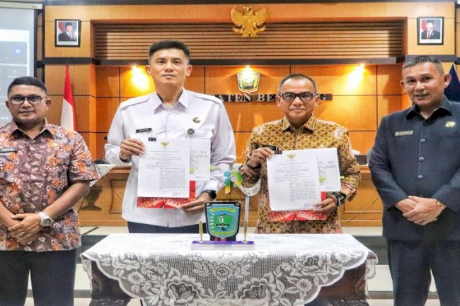 Lapas Tanjungpandan Perkuat Sinergi melalui PKS dengan Bupati Belitung, APH, dan Mitra Kerja