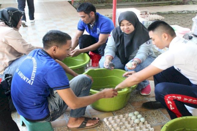 Estafet Warisan Rasa, Bapas Amuntai Latih Klien Buat Telur Asin Khas Daerah