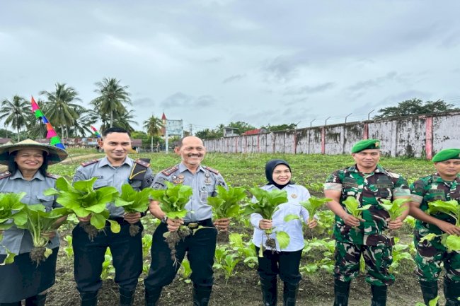 UPT Pemasyarakatan Maluku Saling Dukung Sukseskan Program Ketahanan Pangan