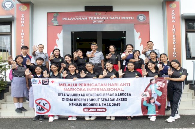 Lapas Narkotika Bangli Sambut Kunjungan Edukatif Siswa SMAN 1 Susut