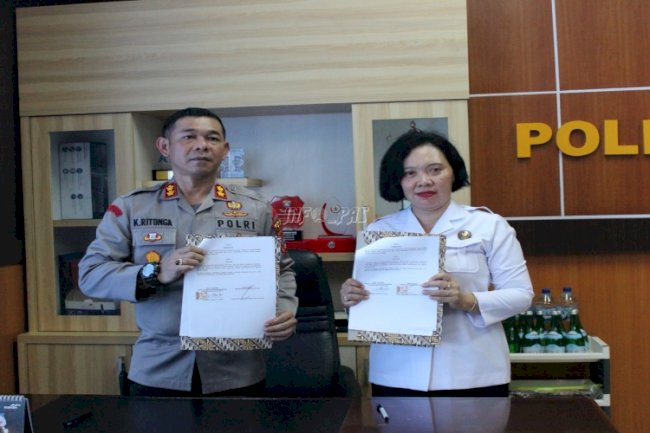 Lapas Perempuan Palu dan Polres Sigi Sepakati PKS Penanggulangan Gangguan Kamtib