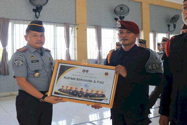Gagalkan Penyelundupan Narkotika, Lapas Pemuda Madiun Apresiasi Regu Pengamanan ‘Beruang’ dan P2U