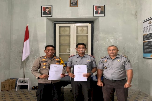 Perkuat Keamanan, Lapas Bandanaira Teken Kerja Sama dengan Polsek Banda