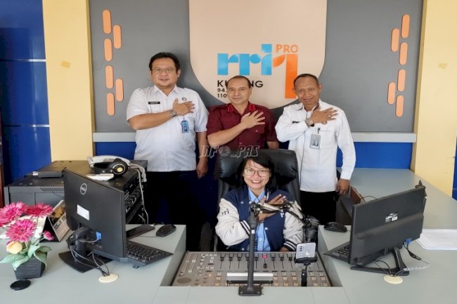 Live di RRI Kupang, Kalapas Kupang Bahas Strategi Cegah Peredaran Narkoba di Lapas