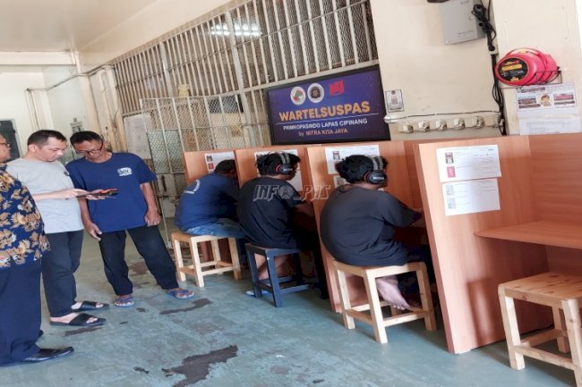 Terapkan Zero Halinar, Lapas Cipinang Perketat Pengawasan Handphone Ilegal dengan Wartelsuspas