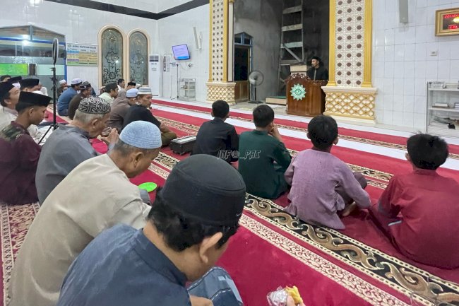 PK Bapas Amuntai Berikan Tausiah di Masjid Al Furqan, Desa Jarang Kuantan
