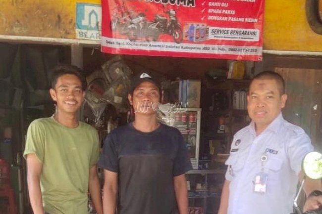 Bapas Amuntai Terus Dampingi Klien, Kini Miliki Bengkel Motor dan Sparepart