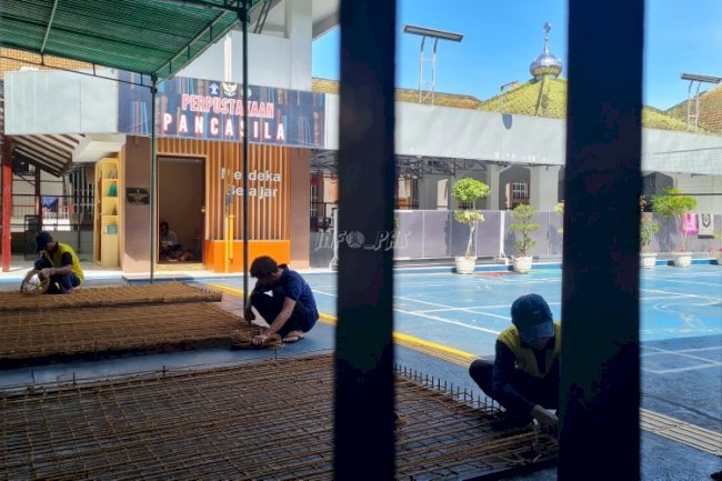 Hasil Pembinaan Kemandirian, Warga Binaan Rutan Kebumen Hasilkan Jaring Cocomesh 