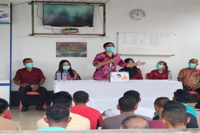 Bersama Lawan TBC, Lapas Tual dan Puskesmas Ohoijang-Watdek Kompak Sosialisasi Pencegahan