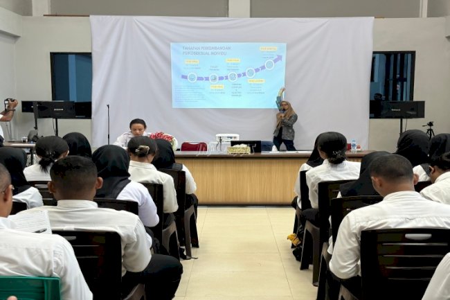 PK Bapas Ambon Bekali CASN dengan Materi Manajemen Stres dan Pendekatan Hadapi Warga Binaan