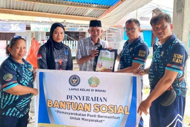 Jumat Berkah, Lapas Wahai Tebar Kebaikan lewat Bansos