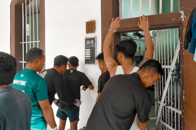 Rutan Kebumen Razia Mendadak Blok Hunian Warga Binaan