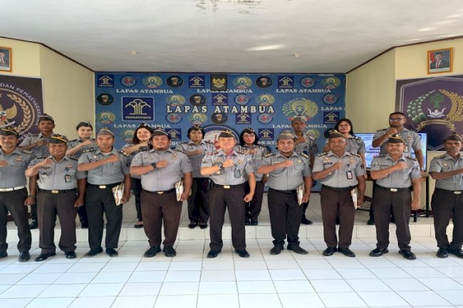 Empat Petugas Lapas Atambua Resmi Naik Pangkat, Perkuat Dedikasi Pelayanan