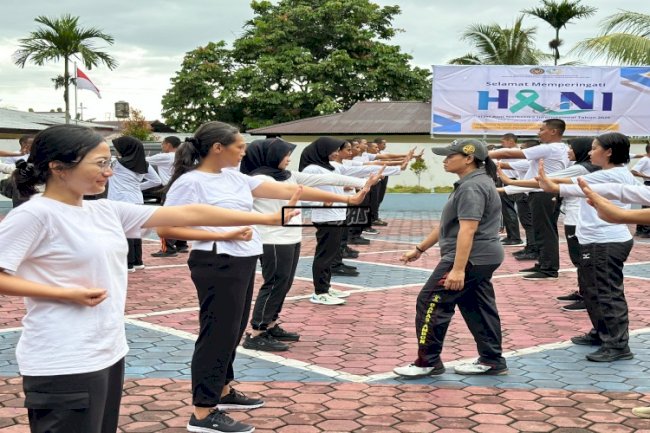 Perkuat Fisik dan Mental CASN, Kabapas Ambon Bekali Seni Beladiri Praktis