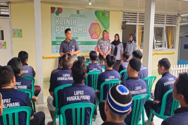 Fasilitasi BPJS Keliling, Lapas Pangkalpinang Permudah Akses Layanan Kesehatan Warga Binaan