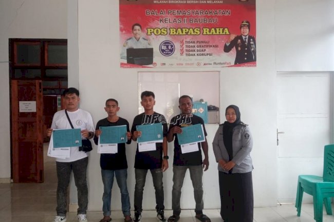 Aplikasi “Lapobar” Permudah Serah Terima Klien Pemasyarakatan Rutan Raha ke Bapas Baubau
