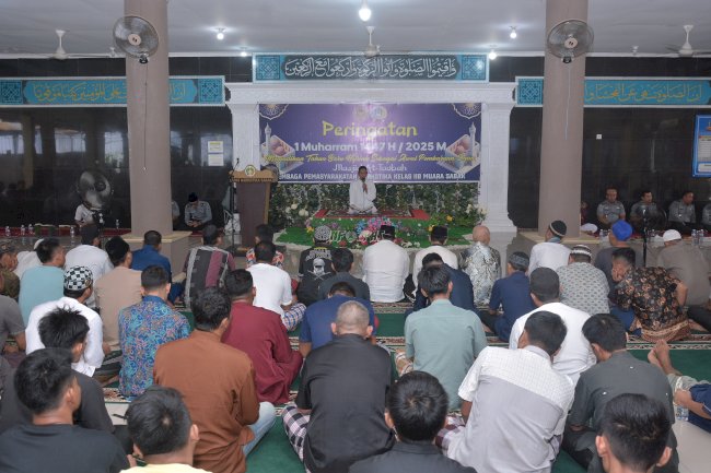 Peringati 1 Muharram, Lapas Narkotika Muara Sabak Ajak Warga Binaan Perkuat Iman