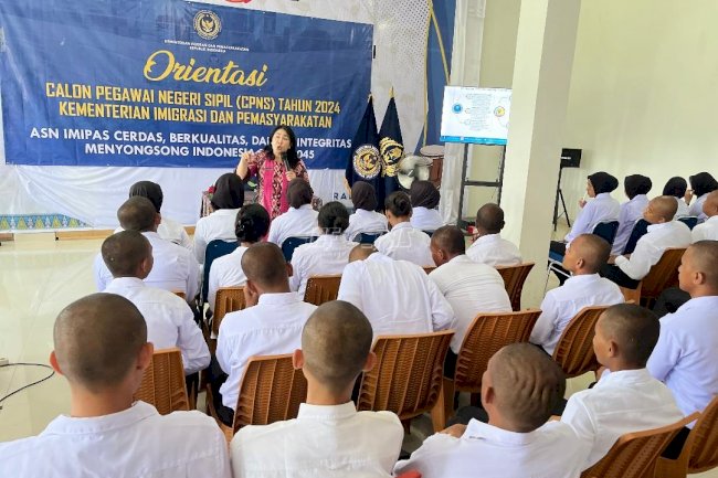 63 CPNS Pemasyarakatan Terima Pembekalan Antinarkoba dari BNNP Papua Barat
