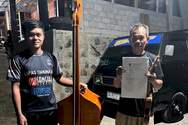Alat Musik Buatan Warga Binaan Lapas Tahuna Jadi Incaran Musisi Lokal