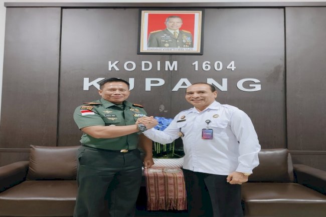 Perkuat Sinergi, Kalapas Kupang Sambangi Kodim 1604 Kupang