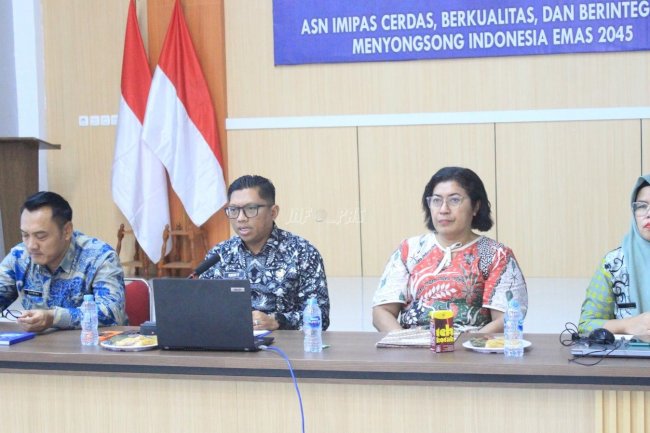  Evaluasi Kinerja Semester I, Kakanwil Ditjenpas Maluku Dorong Peningkatan Kinerja