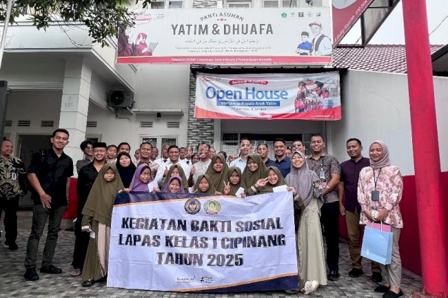 Tebar Manfaat, Lapas Cipinang Salurkan Bantuan untuk Yatim dan Dhuafa