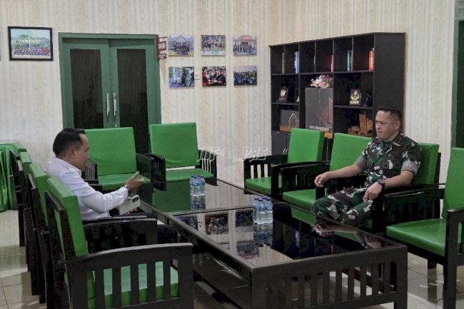 Perkuat Sinergi, Karutan Sampang Bersilaturahmi ke Kodim 0828/Sampang