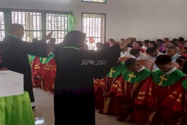 Tujuh Warga Binaan Rutan SoE Diteguhkan sebagai Anggota Sidi