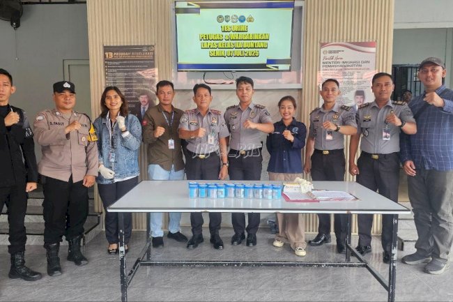 Sinergi Berantas Narkoba, Lapas Bontang Gandeng BNNK Gelar Tes Urine