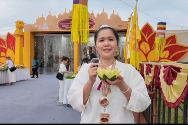 Lentera Buatan Warga Binaan Lapas Cipinang Hiasi Candi Borobudur