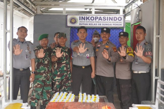 Rutan Sungai Penuh Berkomitmen Bersihkan Lingkungan dari Ancaman Narkoba