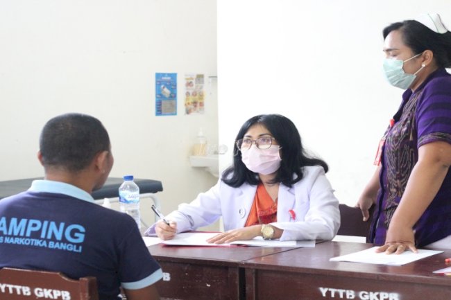 Lapas Narkotika Bangli Gandeng RSUD Bangli Laksanakan Pemeriksaan Kulit Warga Binaan