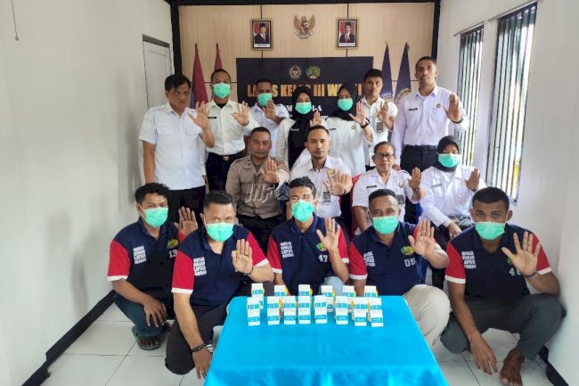 Sinergi Cegah Narkoba, Lapas Wahai Gandeng Puskesmas dan Polsek Gelar Tes Urine