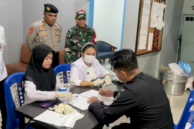 Gelar Tes Urine, Rutan Ambon Gandeng BNN, Polri, dan TNI 