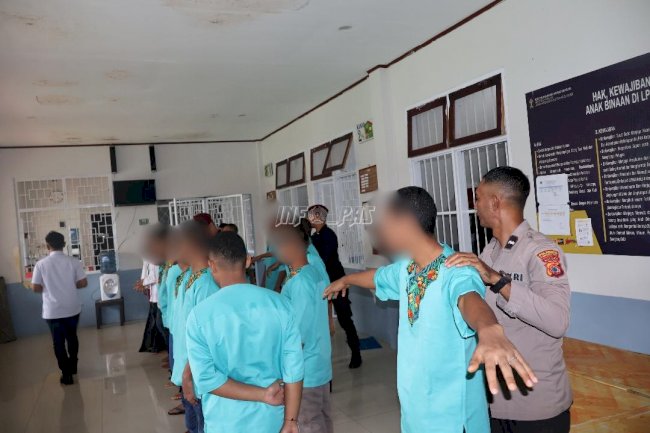LPKA Ambon Gandeng APH Tes Urine dan Geledah Hunian