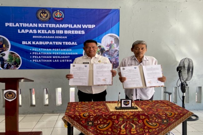 Lapas Brebes Gandeng BLK Tegal Gelar Pelatihan Keterampilan bagi Warga Binaan