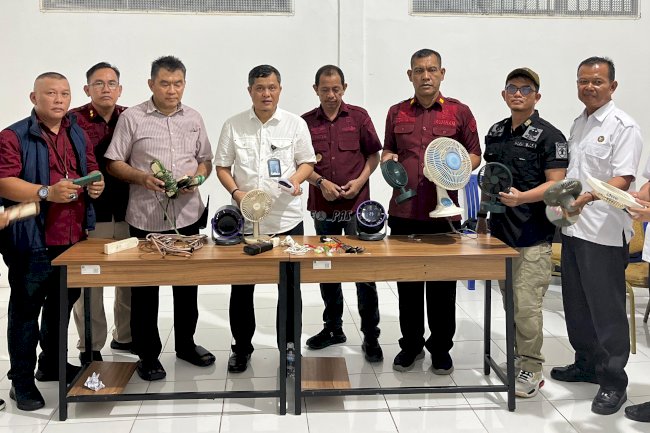 Kakanwil Ditjenpas Jambi Pimpin Razia di Lapas Narkotika Muara Sabak
