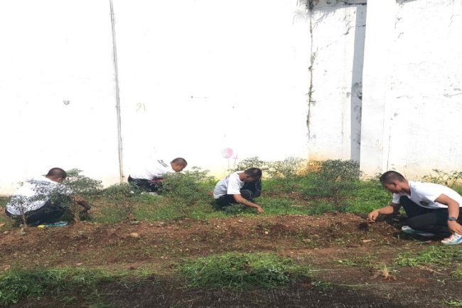 Berkebun Bareng Napi, CASN Lapas Cipinang Ditanamkan Jiwa Pengabdian Sejak Dini