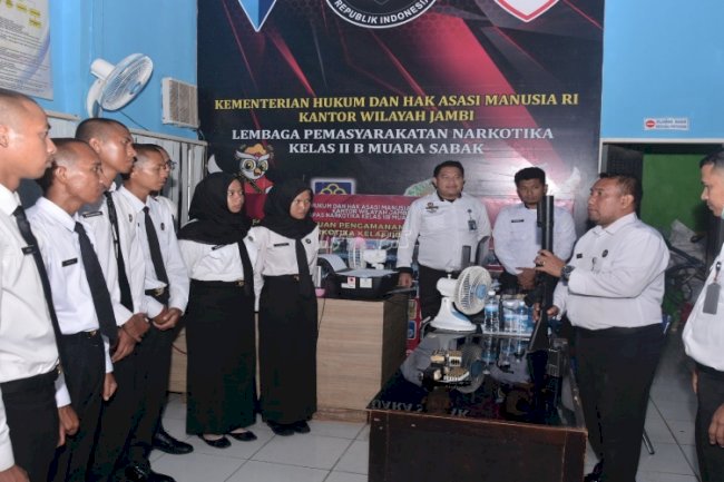 Lapas Narkotika Muarta Sabak Terus Bekali CASN dengan Pemahaman Tusi Pengamanan