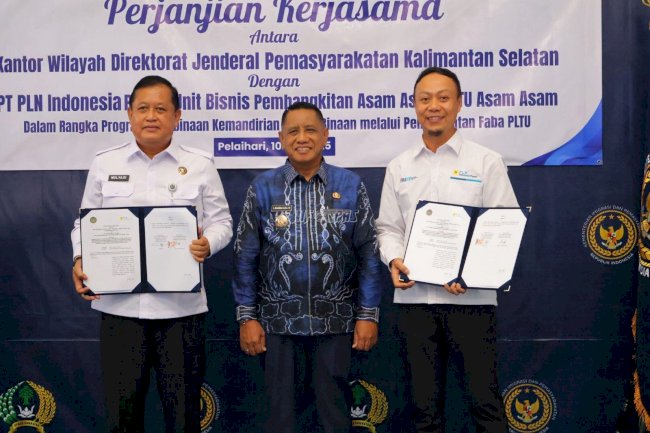 Perkuat Pembinaan, Kanwil Ditjenpas Kalsel-PLN Kolaborasi Olah Limbah FABA