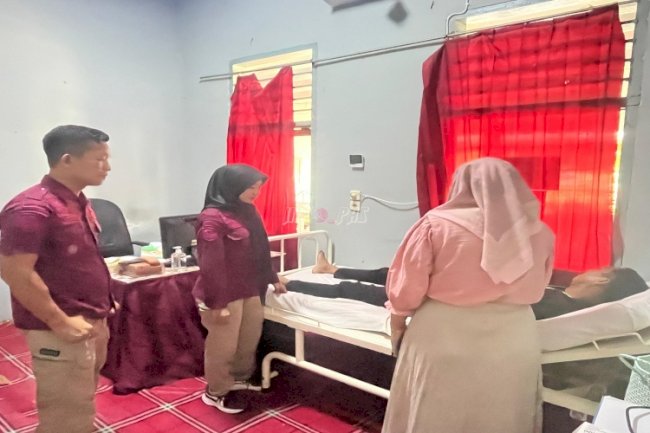 Periksa Kesehatan Warga Binaan, Lapas Muara Tebo Gandeng Dokter Praktik Mandiri