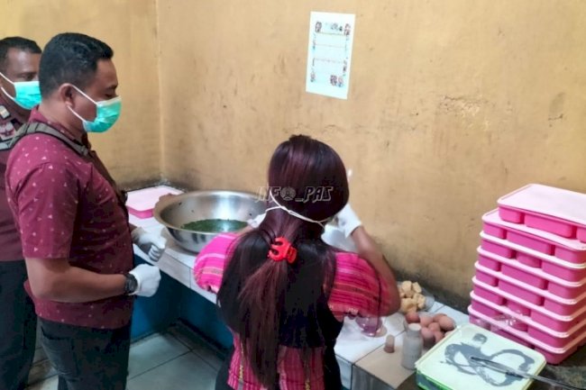 Demi Sertifikasi Laik Hygiene, Lapas Atambua dan Dinkes Belu Periksa Sampel Makanan dan Minuman