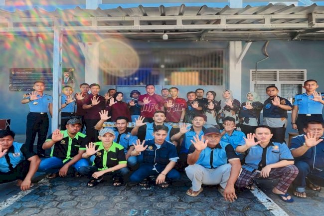 Gandeng BNNK Lamtim, Rutan Sukadana Tes Urine Petugas dan Warga Binaan