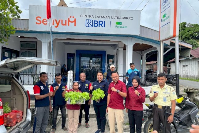 Dukung Warga Binaan, Camat dan BRI Borong Hasil Panen Lapas Wahai