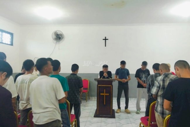 Sentuh Hati Anak Binaan, LPKA Medan Gelar Ibadah Bersama Komunitas Orientasi Mengasihi