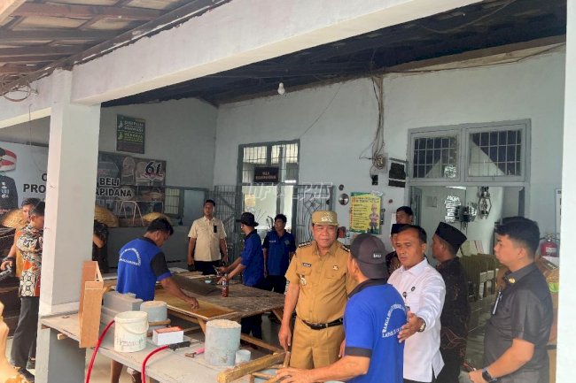Bupati Muba Apresiasi Kreativitas Warga Binaan Lapas Sekayu