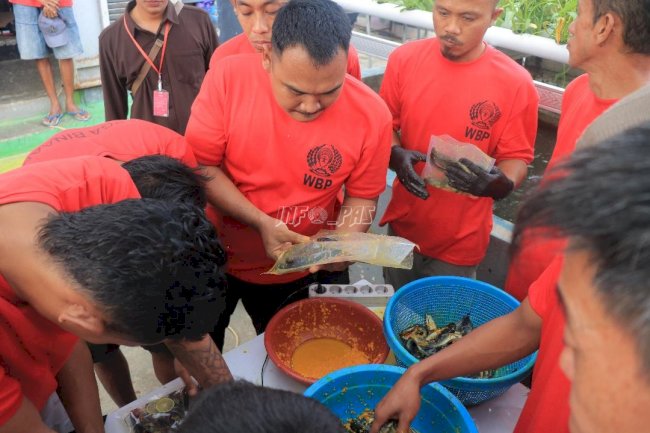 Warga Binaan Lapas Pemuda Madiun Antusias Belajar Produksi Frozen Food