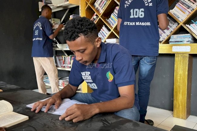 Perpustakaan Manusela Brain, Wadah Warga Binaan Rutan Masohi Tingkatkan Pengetahuan