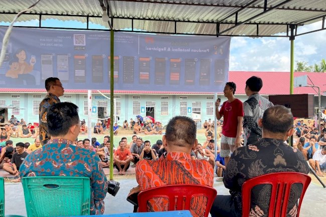 Tingkatkan Pengawasan, Lapas Muara Tebo Kenalkan Aplikasi Kabarin Wartelsuspas